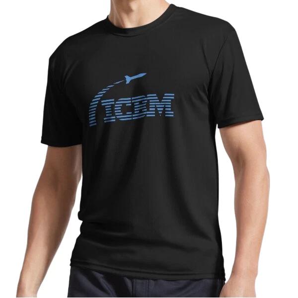 

New ICBM Active Logo T-Shirt Funny Size S to 5XL XL