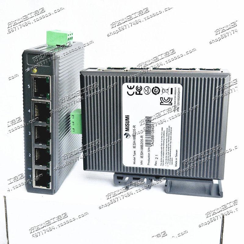 

MISUMI 100M DIN Rail Mount Industrial Switch IESH-MB208-R/MB205-R IESH-MB205-R