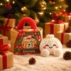 Cute Desk Decorations Christmas Dumpling Plush Toy with Steamer Giant Rainbow Soft Squeeze Fidget for Stress Anxiety Relief Objects And Anxiety Food