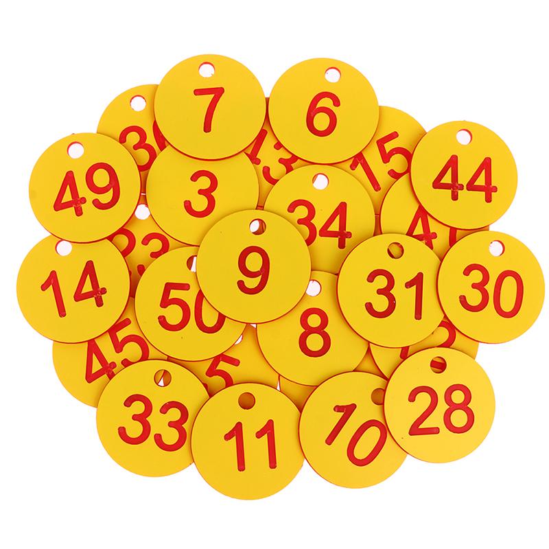 20/50Pcs Farm Number Tags Mating Box Beekeeping Husbandry Hanging Numbered Tag