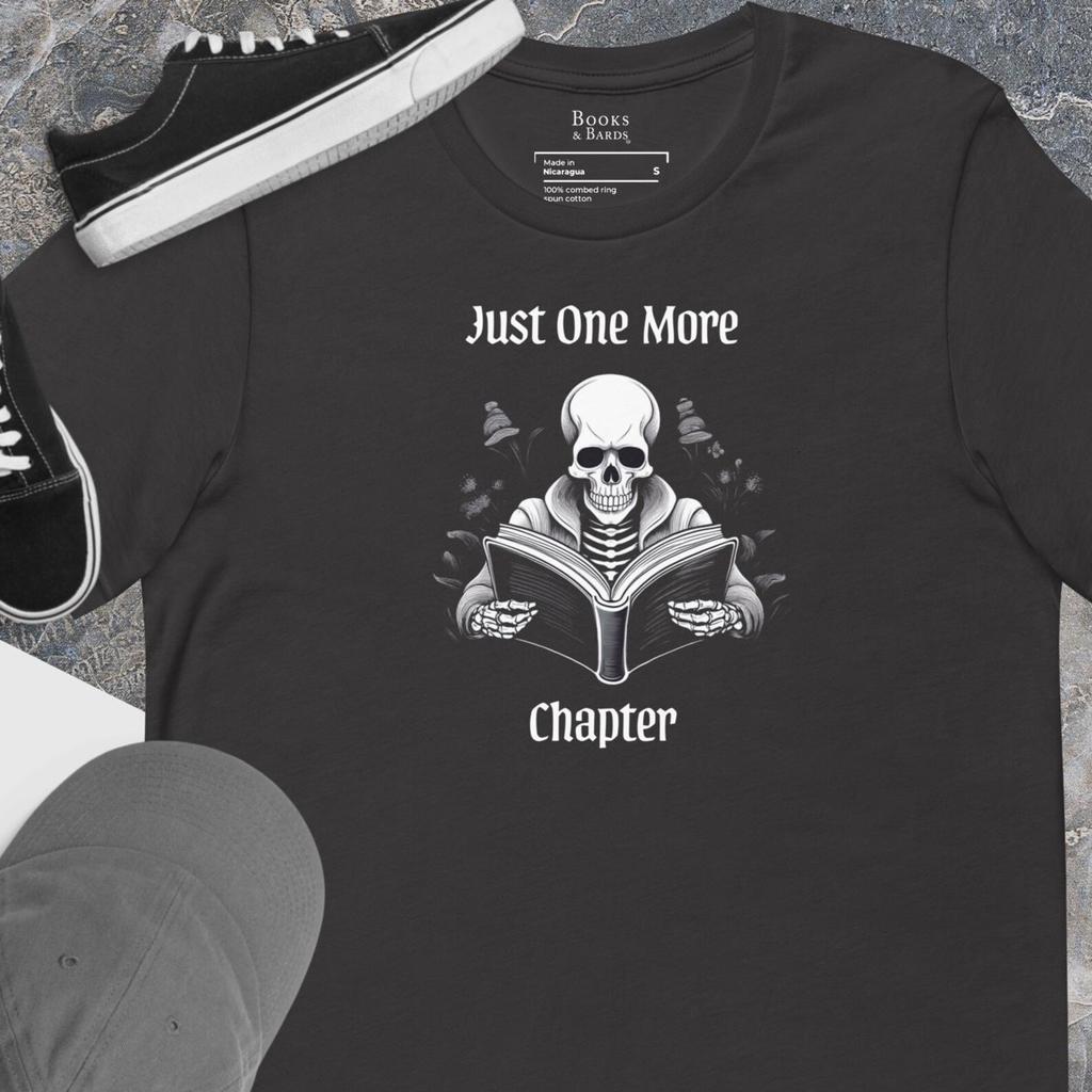 Just One More Chapter T-Shirt | Literary Gift | Cool Shirt | Reading