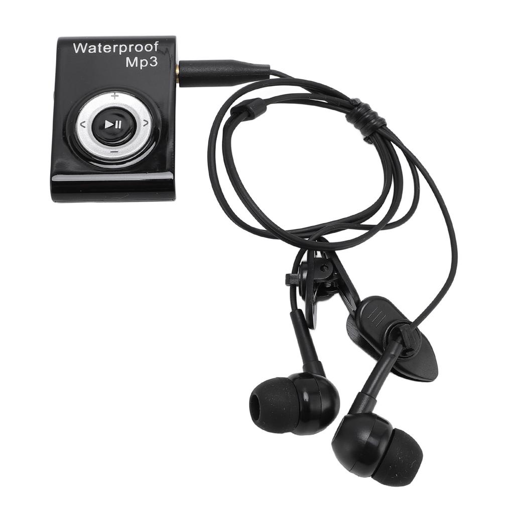 Swimming MP3 Player 8GB Memory Multifunctional Portable Underwater Music Player with Headphone for Diving Surfing