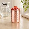 Eco-friendly Reusable Cup Hammered Stainless Steel Cup with Stable Base Durable Drinking