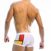 UXH Men's Patchwork Multicolor Briefs - Sleek, Sexy, and Anti-Exposure Beachwear.