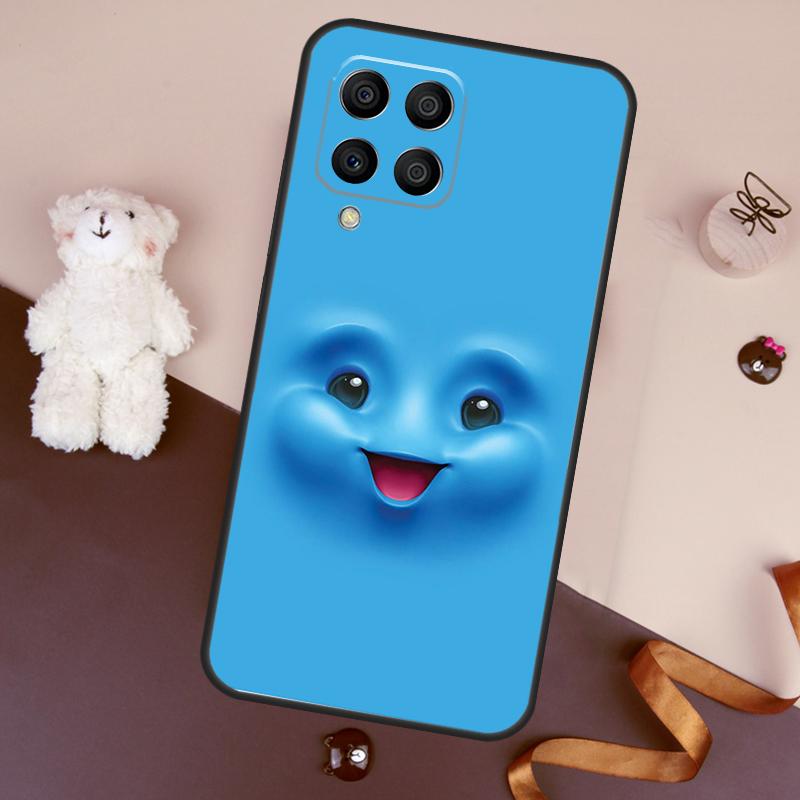 3D Funny Face Cute Case For Samsung Galaxy M32 M52 M14 M54 M13 M33 M53 M56 M36 M16 M31 M11 M12 M35 M55 M15 M06