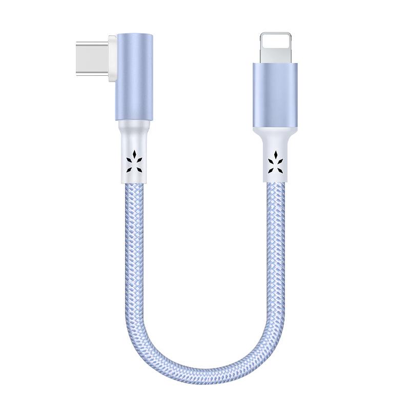 0.25/0.5m Short Double Type-C Data Cable for Huawei & Apple iPhone - PD Fast Charging.