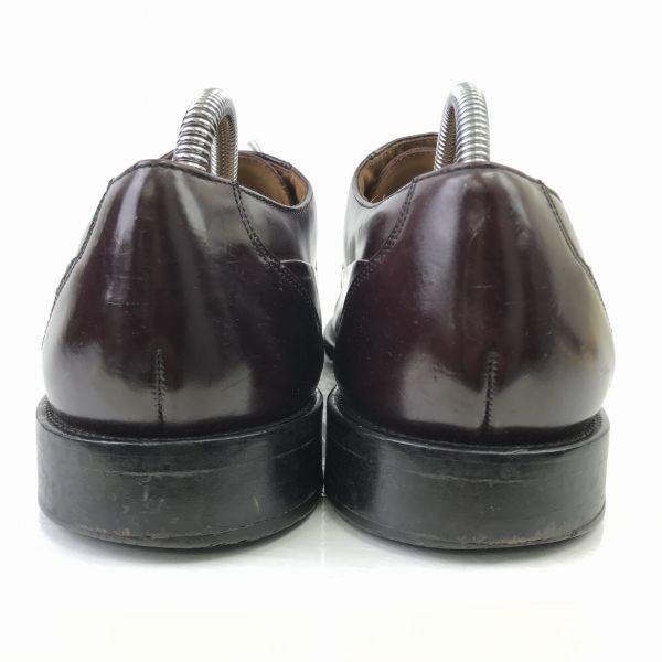 USA Bostonian Leather Straight Tip Shoes [26.5/Red Brown] Business Shoes(USED)