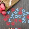 Square Lace Metal Cutting Dies Numeric Alphabet Scrapbooking for Card Making DIY Embossing Cuts Craft Pattern