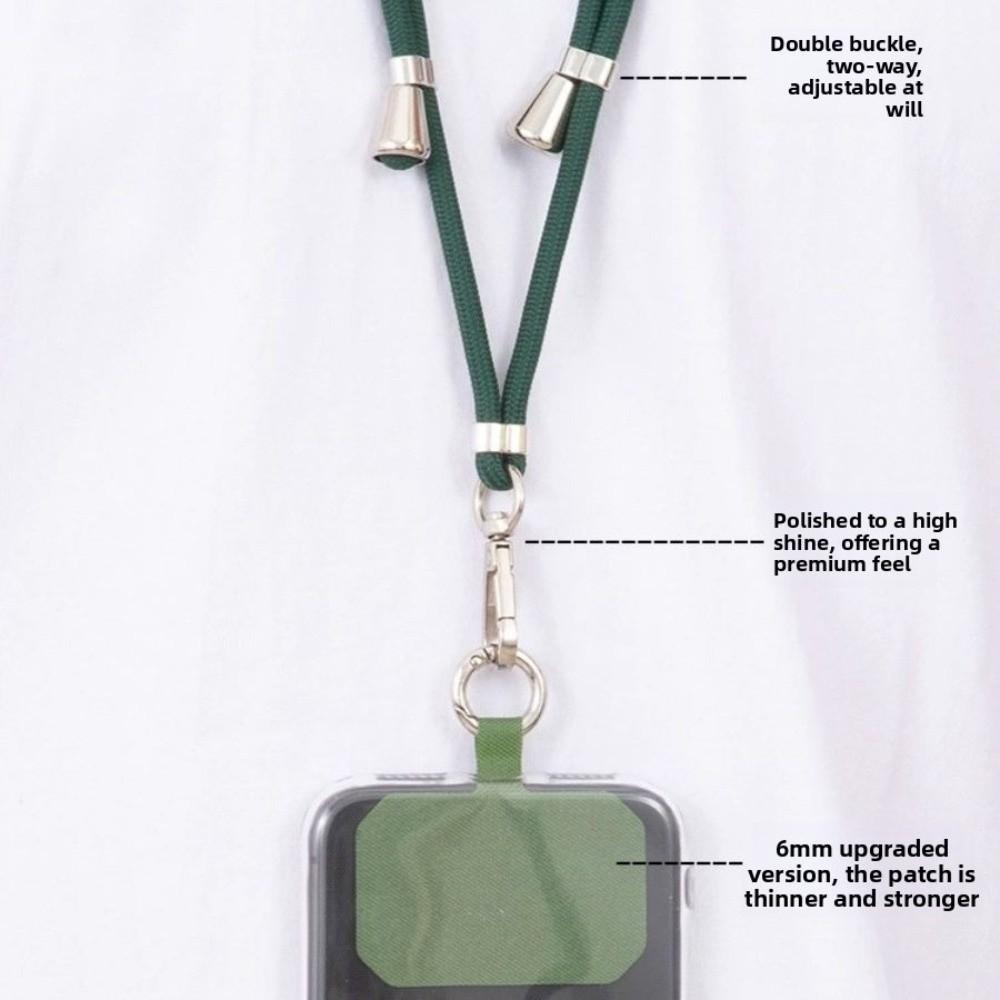 With Patch Phone Lanyards Adjustable Phone Strap Lanyard Universal Hanging Cord Strap  Outdoor