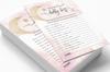 Inkdotpot 50A  Advice CardsA  For Baby Shower Game Glitter Star Advice For New Mom & Dad Gender Reveal Boy Or GirlA  Party