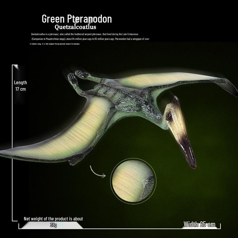 Jurassic Pterodactyl Dinosaur Model Toy - Flying Dragon Ornament