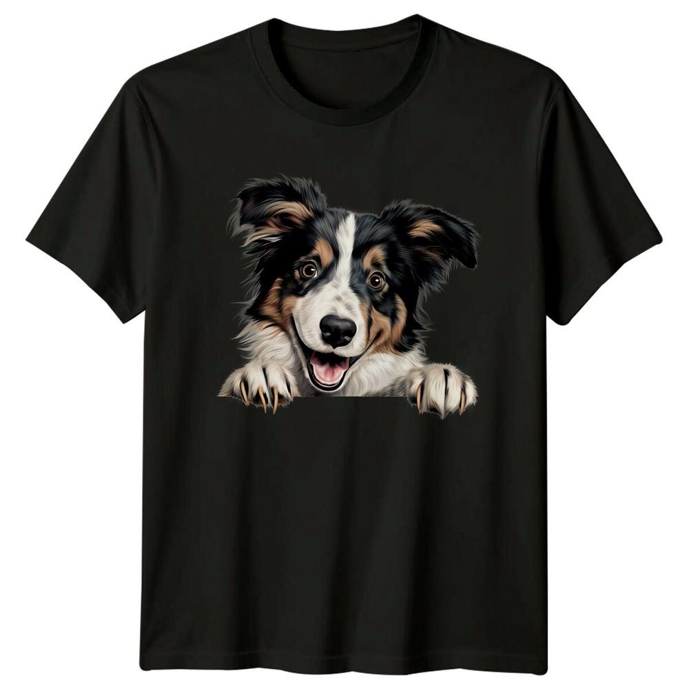 

Cute Border Collie Dog Breed Pet Animal Lover T-Shirt S