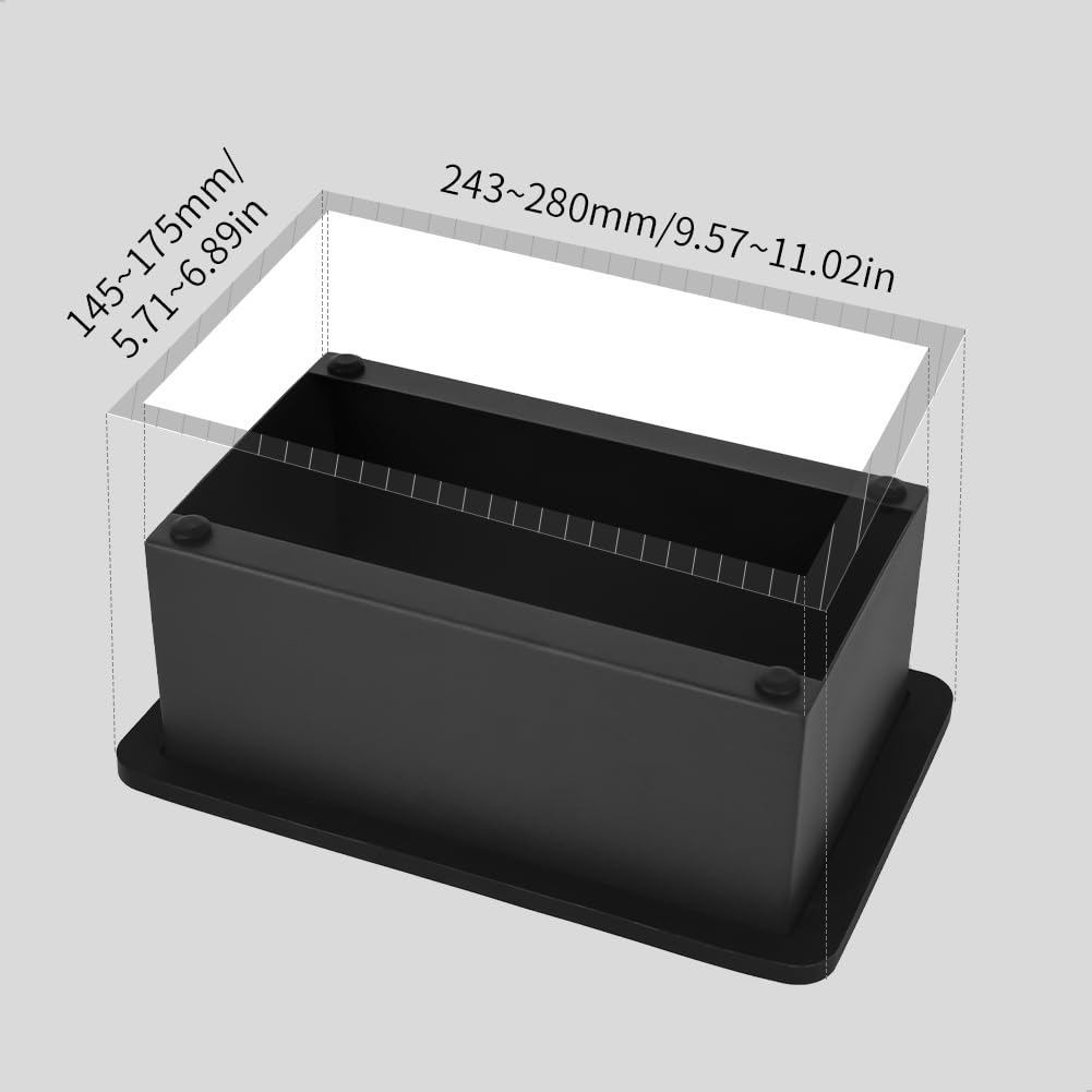 watchget Espresso Coffee Knock Box, Durable Stainless Steel Dump Bin for Coffee Grounds, Removable Non-Slip Base, Coffee Grounds Container for