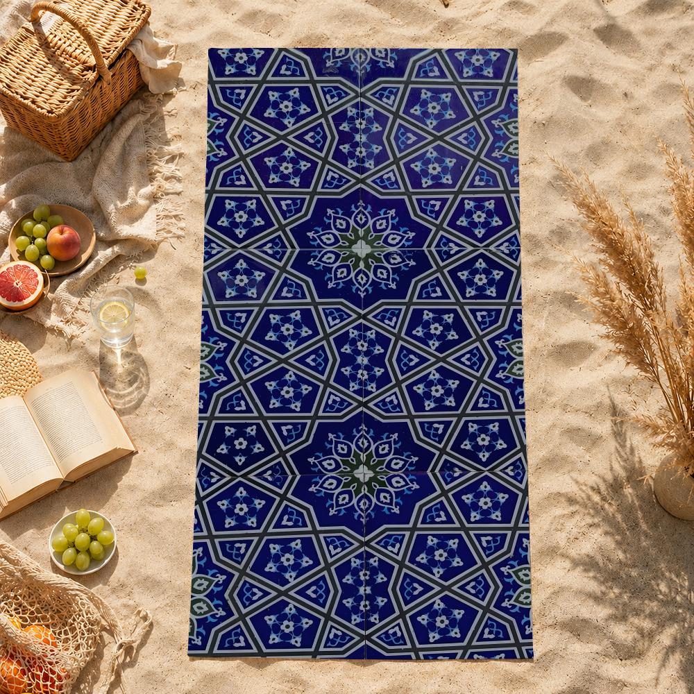 art B-Beach p-patterns Towel Towel Beach face towel Quick Dry Soft Sand Resistant for Pool  Gift for Travel Gym Shower sports
