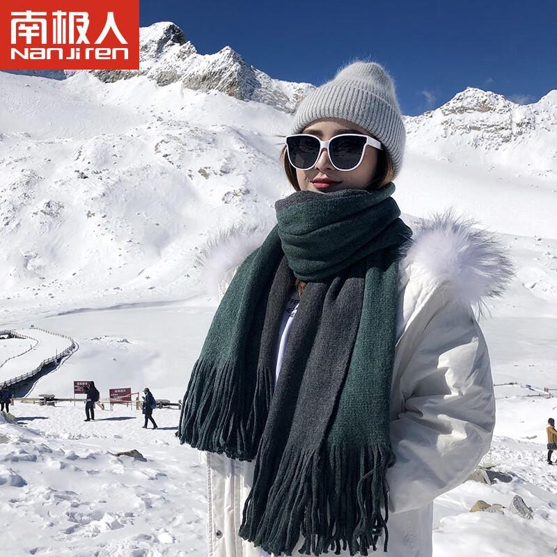 Nanjiren Damen Winter Schal aus Imitatkashmir