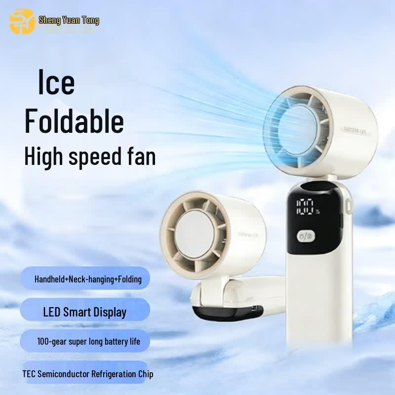 Foldable Handheld Ice Compress Fan