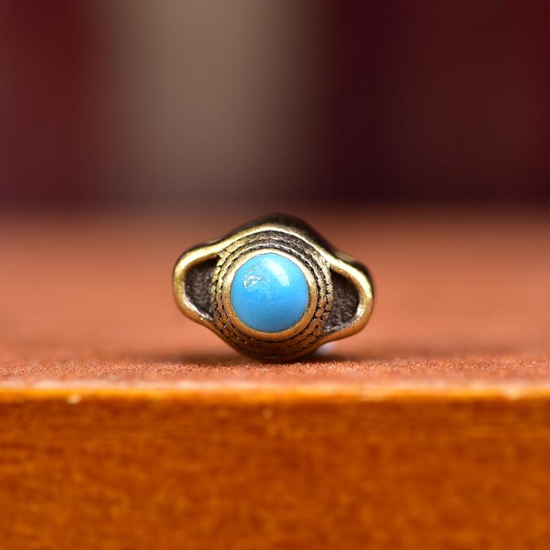 

Аксессуары для браслета из тибетских бирюзовых и медных бусин ручной работы