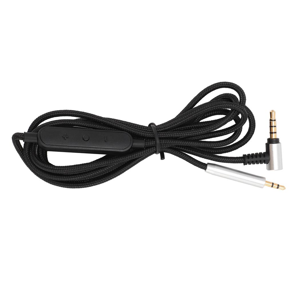 2.5mm To 3.5mm Headphone Cable with Inline Mic and Volume Control for QC25 QC35 QC35II QC45 NC700 Y40 Y45 Y50