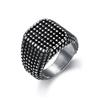 Nordic Viking Celtic Knot Black Stainless Steel Retro Men's Ring