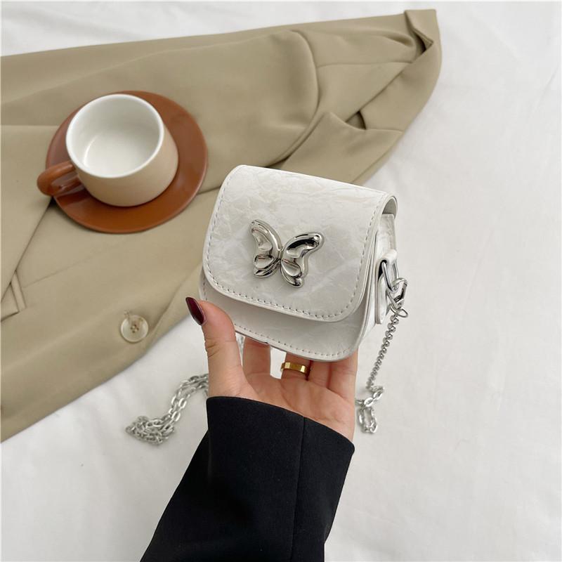 Chic Pu Saddle Bag For Women With Stylish Butterfly Design In Various Colors