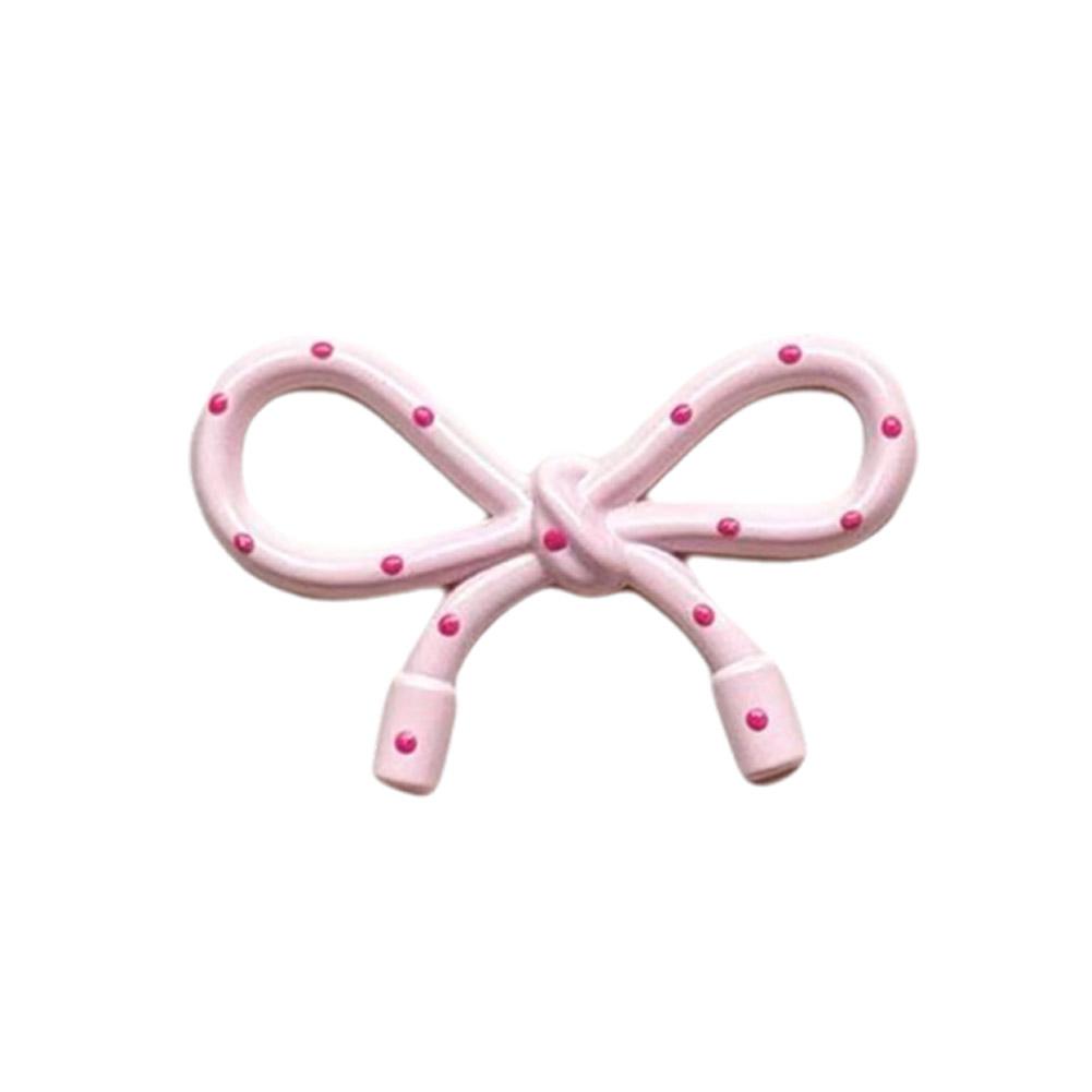 1pc Vintage Polka Dot Bow Hairpin Resin Small Women Accessories Barrette Hair Bobby Hair Girls P3S2
