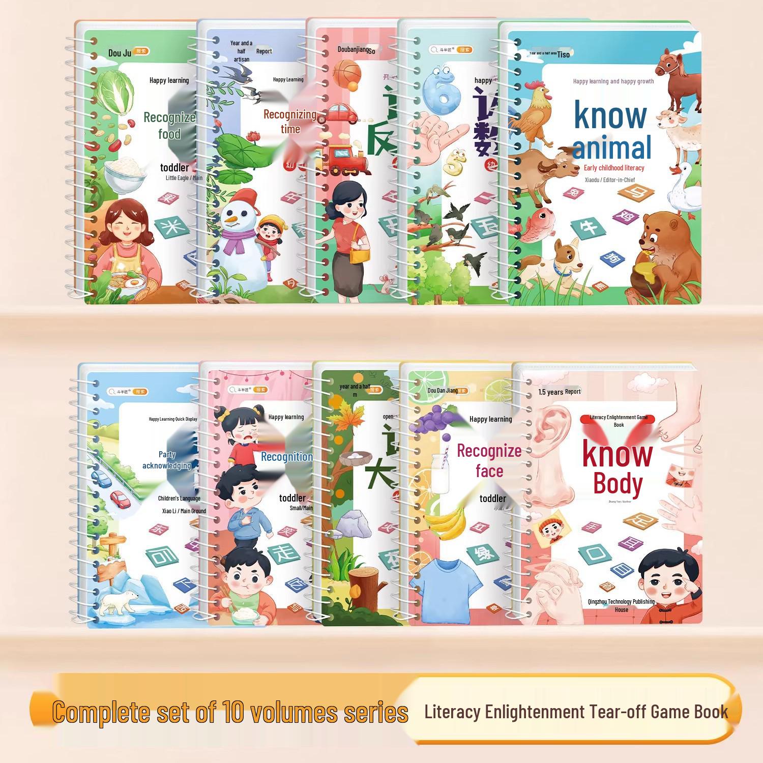 Special Offer: Dou Ban Jiang Early Learning Velcro Literacy Book for Toddlers