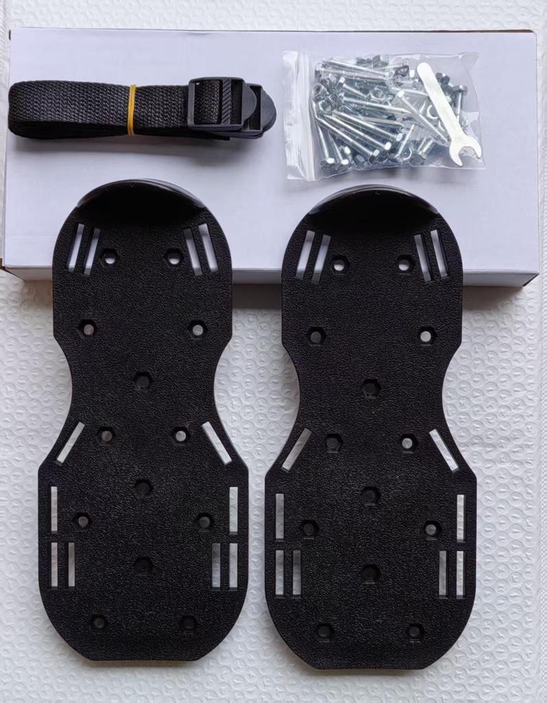 Garden Soil Aerator Shoes - Lawn Loosening, Self-Leveling, Epoxy-Coated Gardening Tools