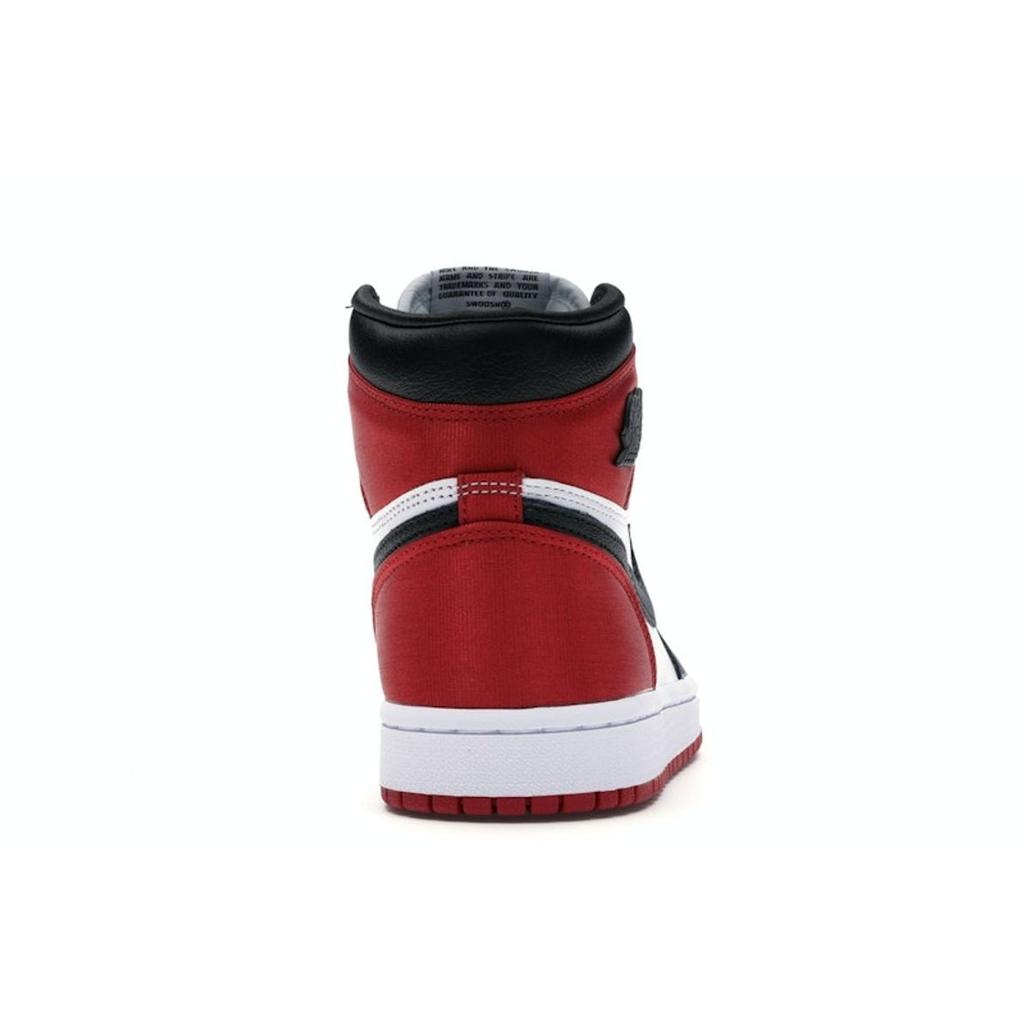 Air Jordan 1 Retro High Satin Black Toe Women Sneakers Red White-Varsity-Red CD0461-016