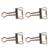 50 Pezzi Clip per Raccoglitore 32mm Metallo Forte Forza di Serraggio Clip Vuote per Raccoglitore Carta per Ufficio Scuola