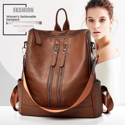 Zaini Multifunzionali in Pelle da Donna Zaini Casual per Ragazze Adolescenti Borsa da Petto Scolastica Borsa da Viaggio Zaino da Donna