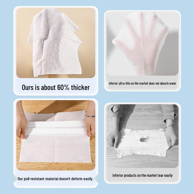 Morandi Compressed Cotton Face Towels: Portable, Thickened, Enlarged, Individually Wrapped for Travel