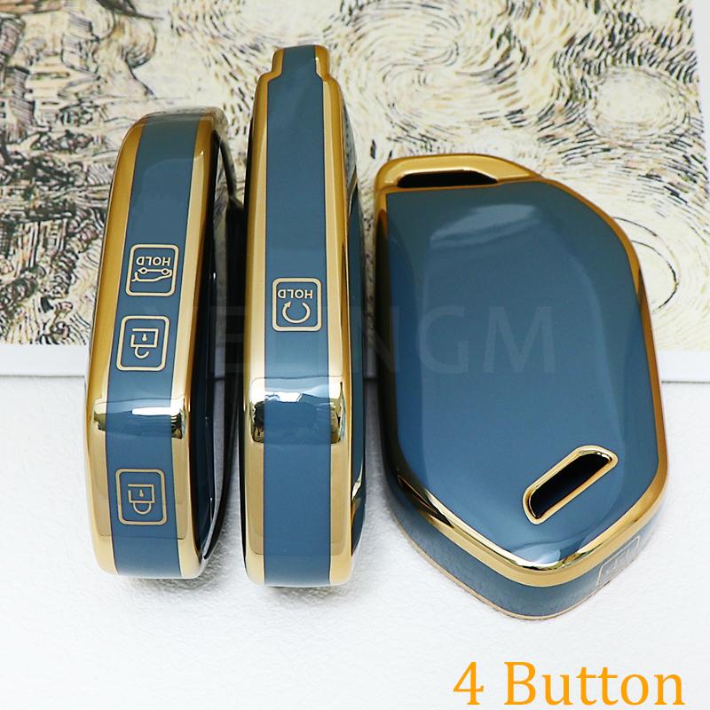 4/5/6/7/8/9 Bottons Car Smart Remote Key Case Cover for Kia Carnival EV9 Picanto GT Line 2024 Auto Shell Fob Holder Accessories