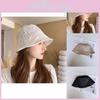 Chic Crinkled Bucket Hat For Women Spring Summer Sunshade Fashion