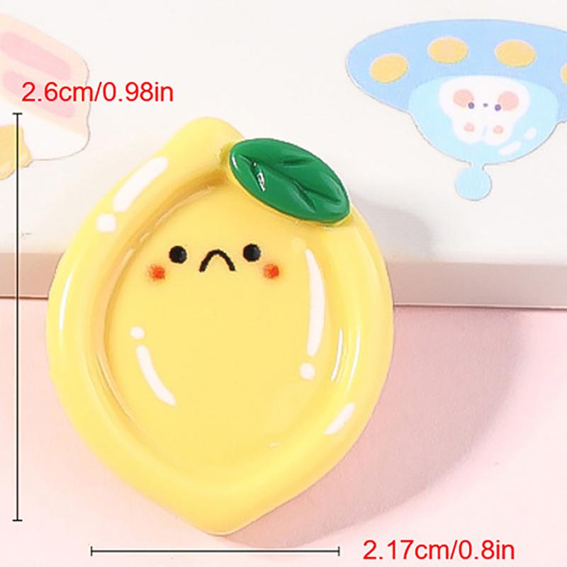 

10Pcs Cartoon Fruit Cute Resin Series Jewelry Making Diy Accessories Decoration