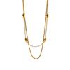 Pozłacany Warstwowy Retro Minimalistyczny Naszyjnik Choker dla Kobiet