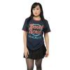 David Bowie Unisex Adult 1978 World Tour Ringer Cotton T-Shirt