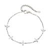 Luxury Four Leaf Flower Zircon Bracelet for Women 2026 New Fashion Rhinestone Bracelets Girls Party Jewelry Gifts