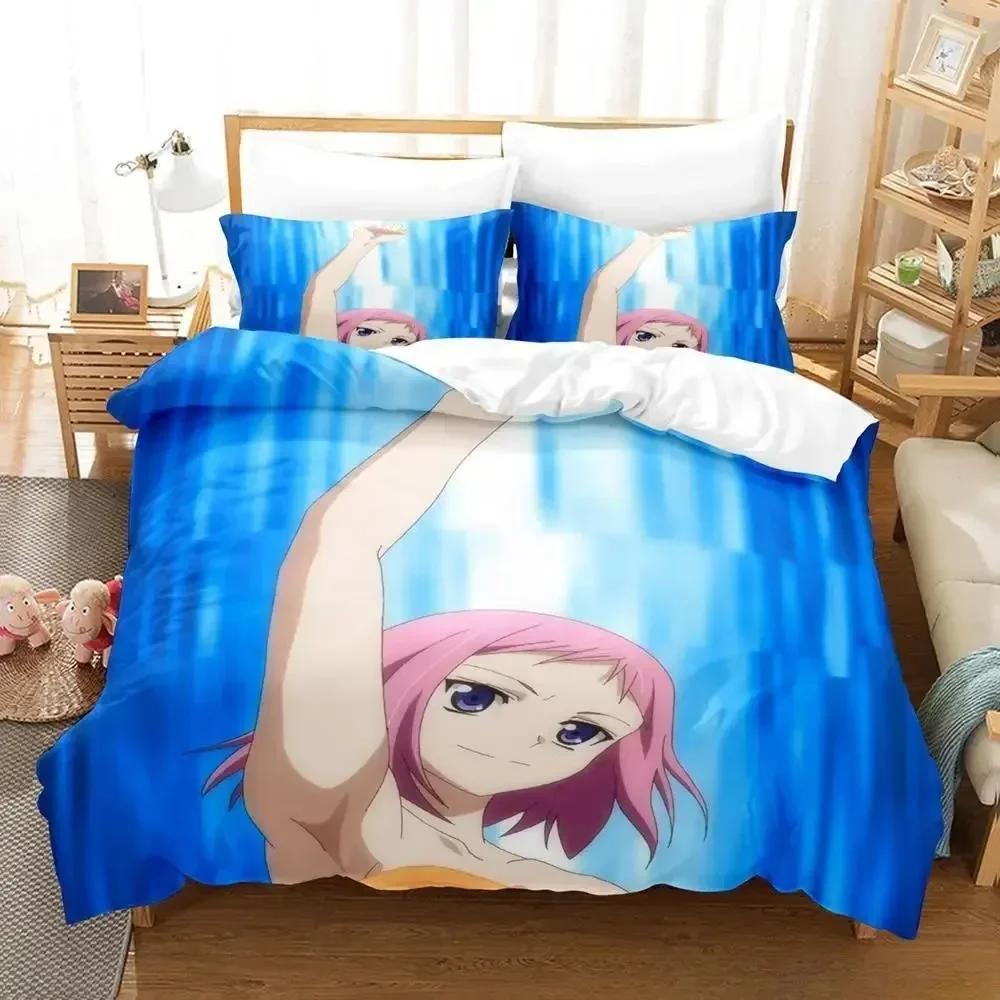 Gokukoku No Brynhildr Bedding Set Single Twin Full Queen King Size Bed Adult Kid Bedroom Duvet Cover Anime Bed Sheet