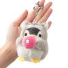 Key Ring Ornaments Donut Plush Key Chain Women Key Holder Korean Style Key Buckle Penguin  Pendant