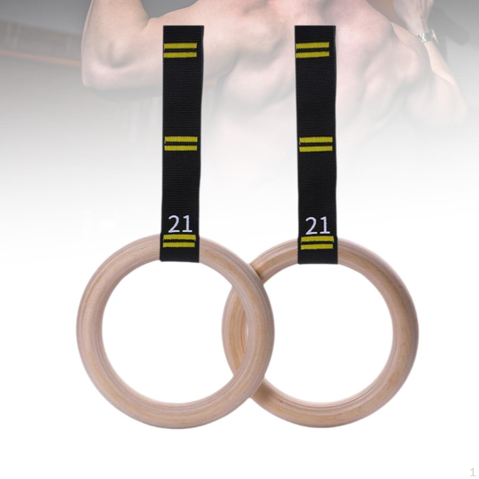 

Кольца для упражнений из 2 частей с ремнями для домашних тренировок 32 mm Rings