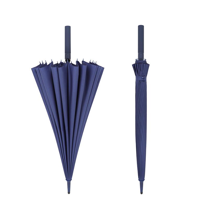 Super Large 24-bone Double Long-handled Umbrella, Windproof, Large Number of Straight Rod Advertising, Large Number of Umbrellas.