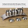 304 Stainless Steel Countertop Seasoning Set