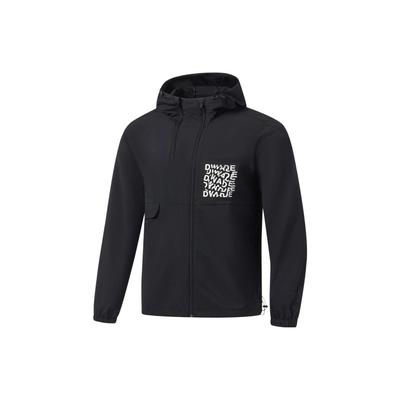 Solid Color Zip-Up Hooded Loose-Fit Sun-Protective Sports Jacket Men Jacket Black AFDT319-1