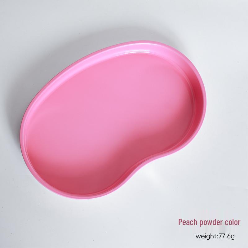 Heart-Shaped Stainless Steel Jewelry and Nail Art Storage Tray