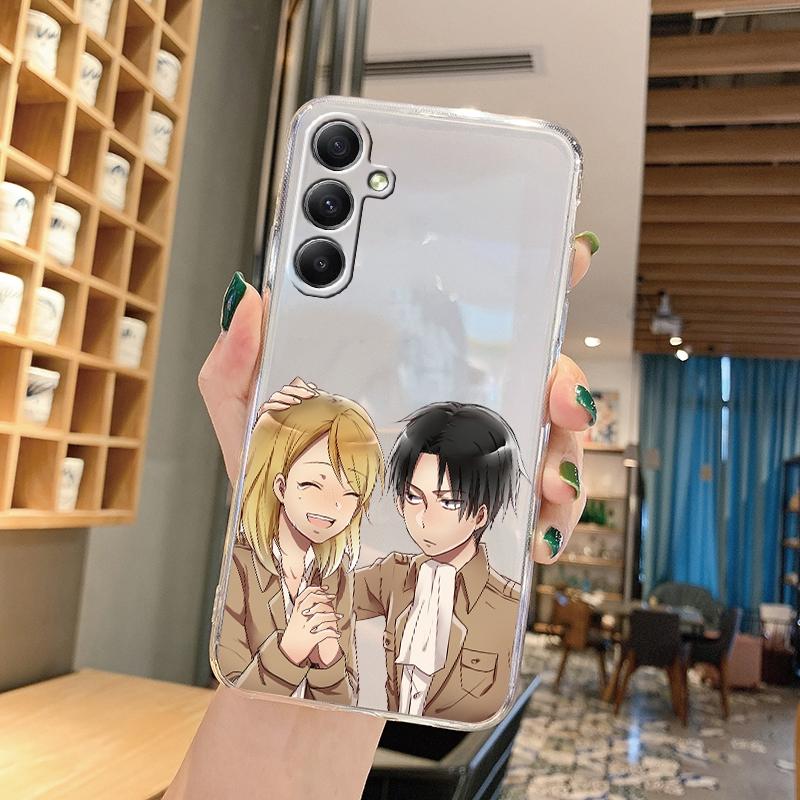 Husă din silicon moale, transparentă, cu modele de desene animate, pentru Samsung A55 M35 S24 Xiaomi Redmi Note 13 Poco C65 iPhone Husă de protecție rezistentă la șocuri