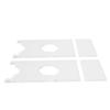 2 Pack Couch Wall Spacer Clear Acrylic Sofa Stopper Furniture Wall Protector to Prevent Fire Safety From Wall Outlet