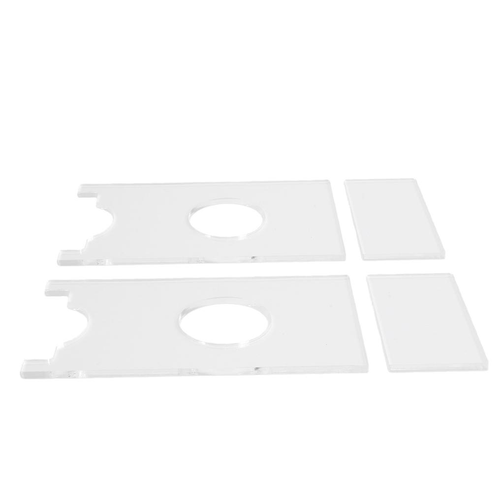 2 Pack Couch Wall Spacer Clear Acrylic Sofa Stopper Furniture Wall Protector to Prevent Fire Safety From Wall Outlet