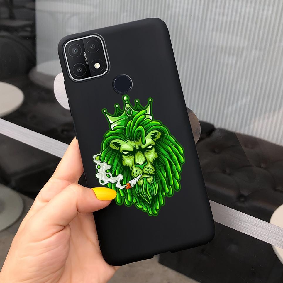 Pro pouzdro OPPO A15s Černé Cool Měkké TPU Funda Pouzdro na telefon Pro OPPO A15 CPH2185 Kryt Silikonové zadní kryt Pro OPPOA15s CPH2179 Capa