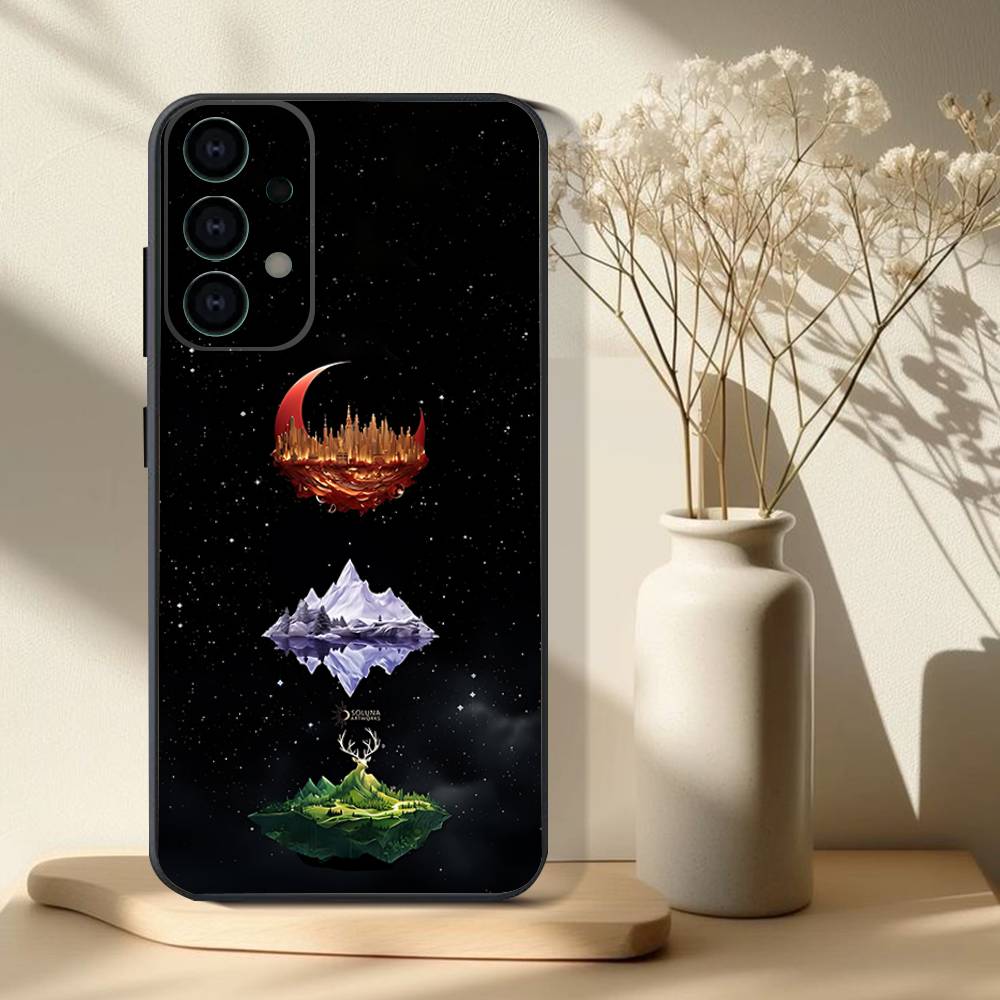 Phone Case For Samsung S25,S24,S21,S22,S23,S30,Ultra,S20,Plus,Fe,Lite,Note,10,9,5G T-Throne Of Glass Black Cover