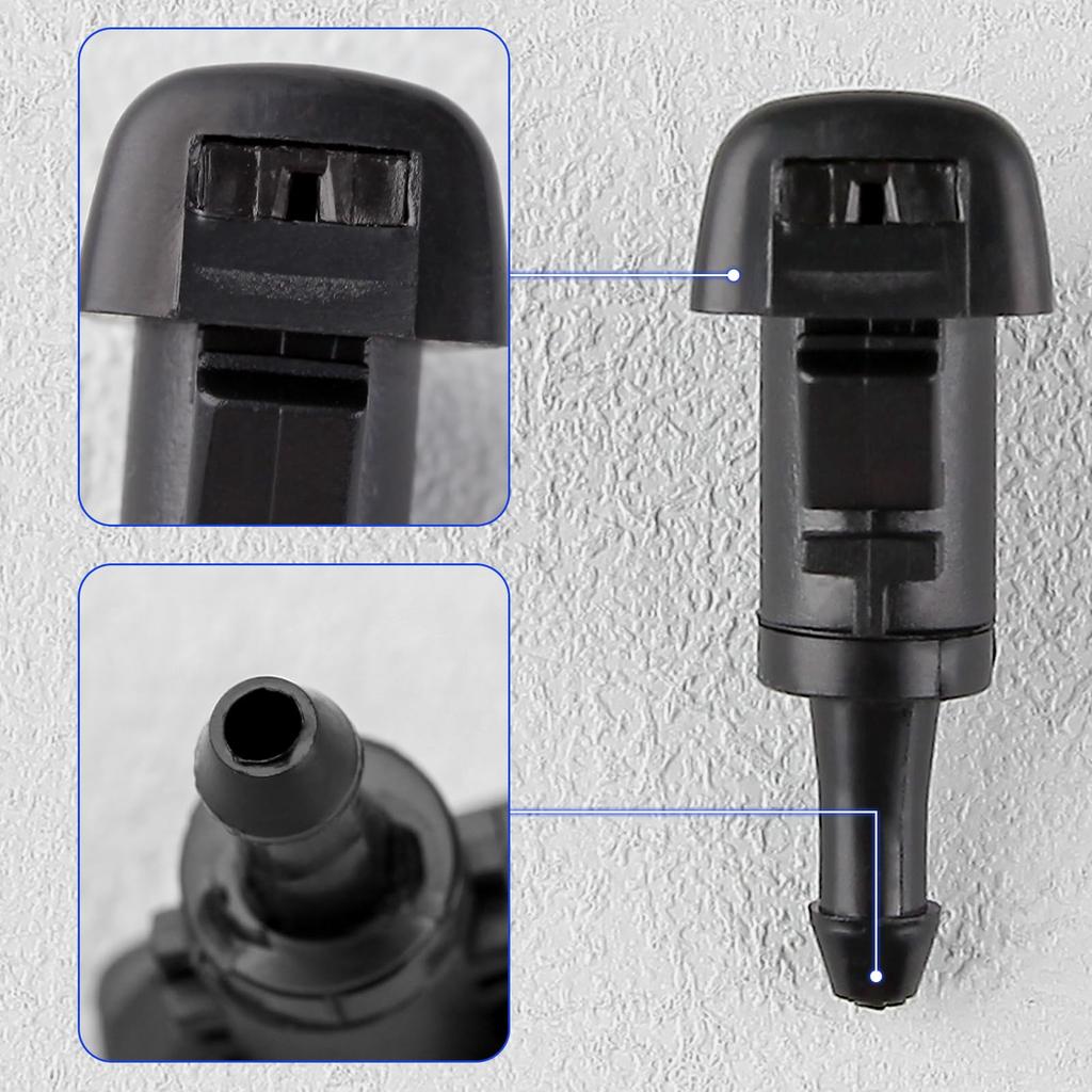 GOLD DEER 2pcs Windshield Washer Nozzle Windshield Washer Nozzle Windshield Washer Nozzle Kit Windshield